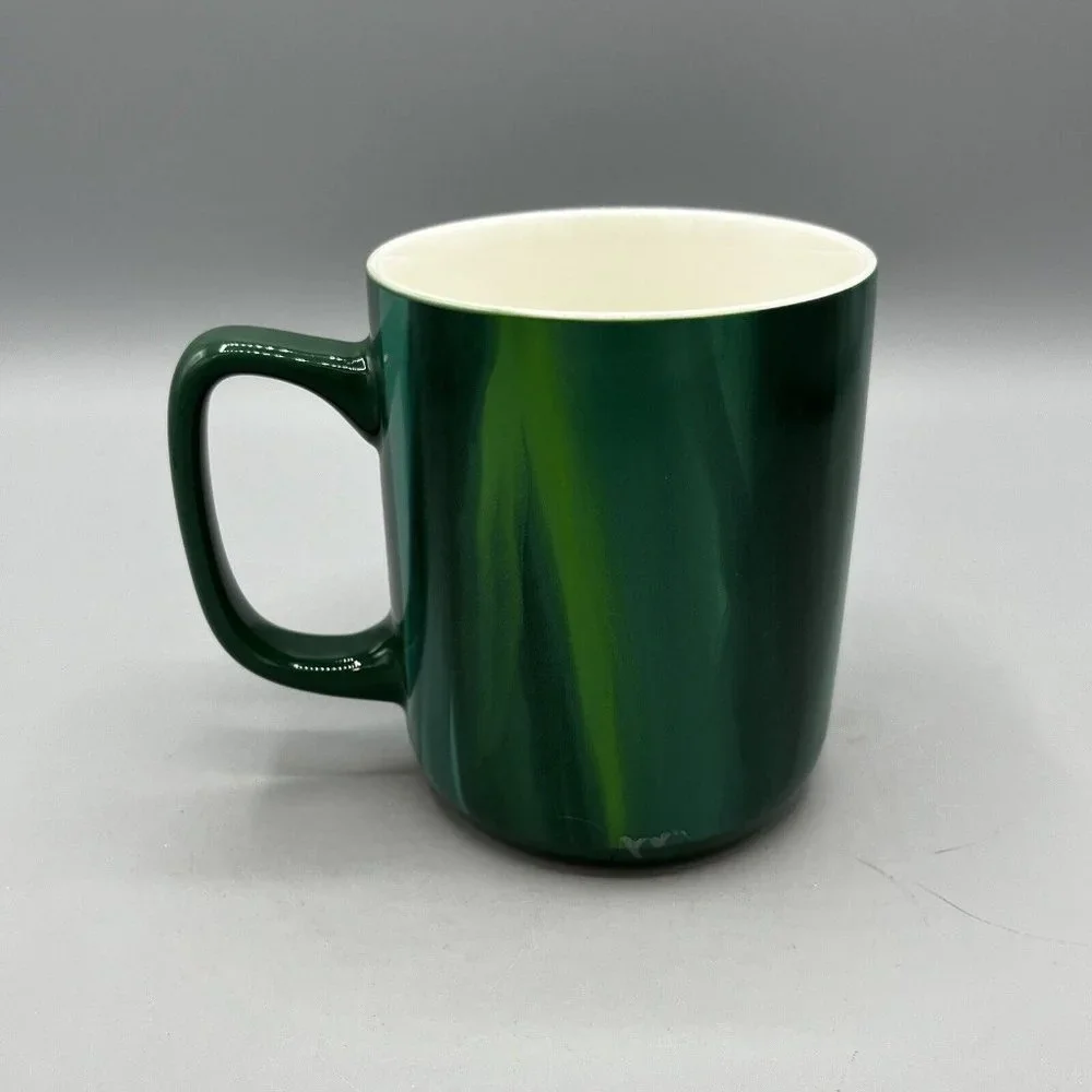 Starbucks 15oz Green Multi-Color Coffee Mug Mermaid Logo 2022